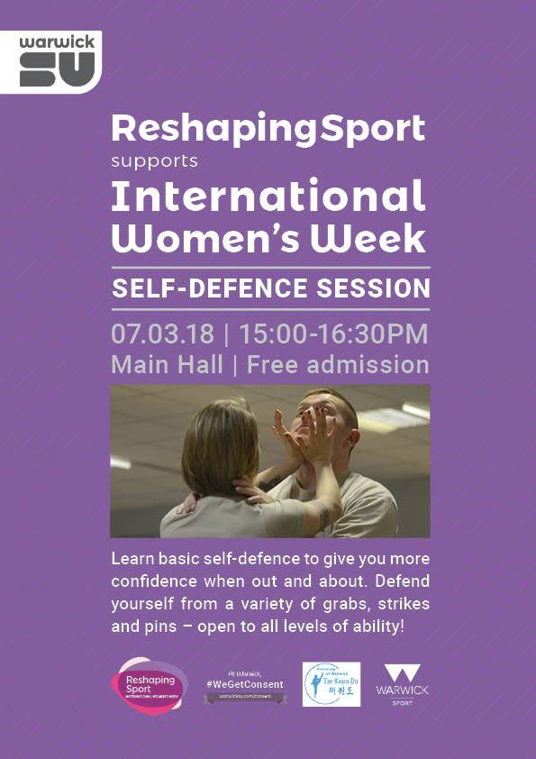 Self-defence class flyer