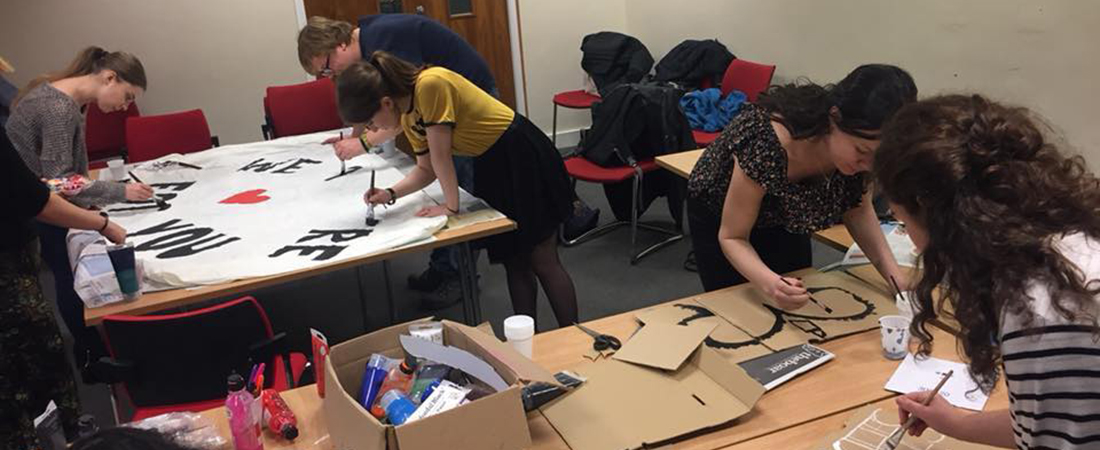Warwick students can start campaigns to drive change locally or internationally. The Students' Union provides support via the "Make A Change" and "Fund Your Idea" pages, a downloadable planning sheet, and in-person guidance from coordinators at the Membership Office.