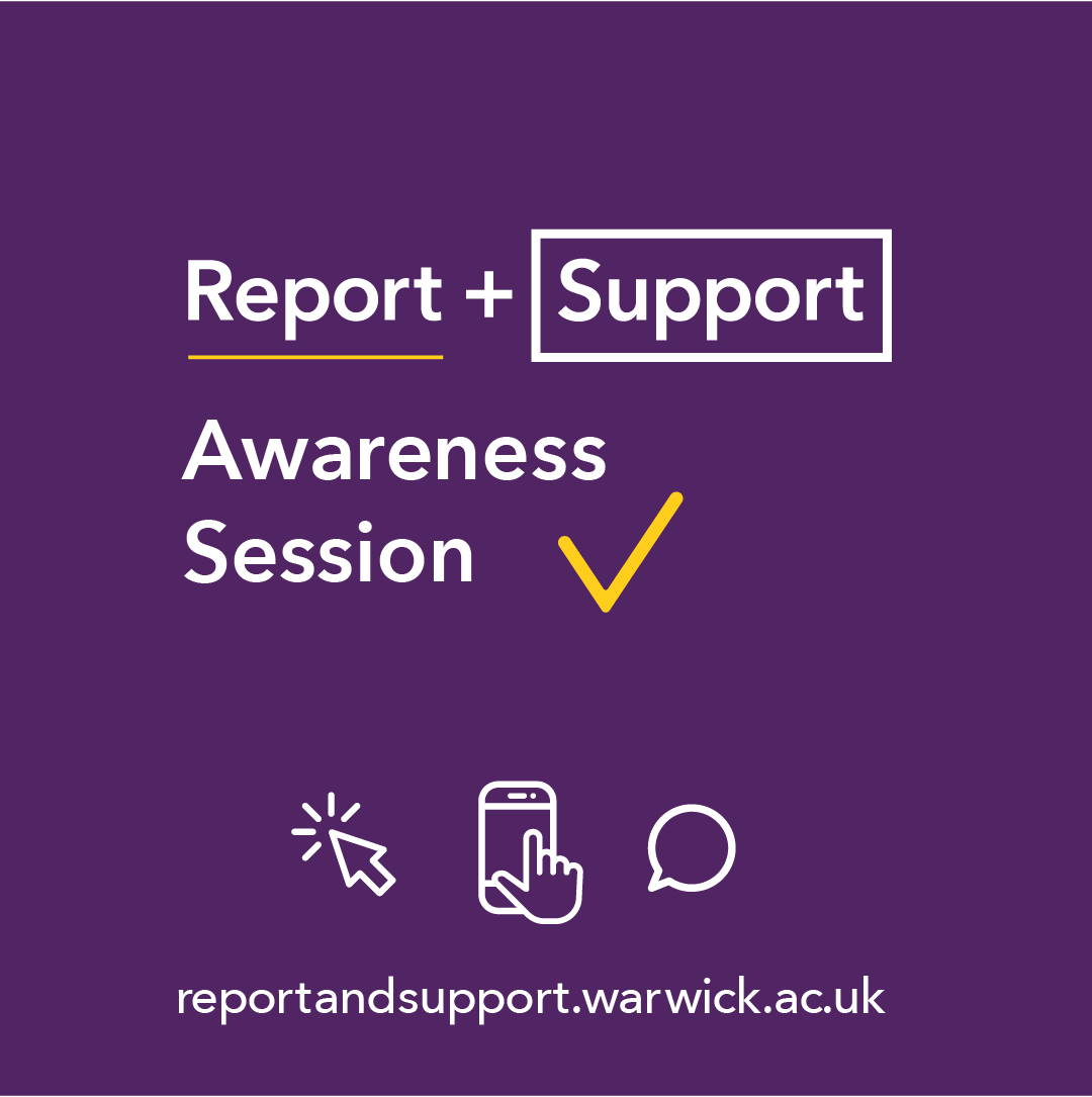 Report + Support Awareness Session