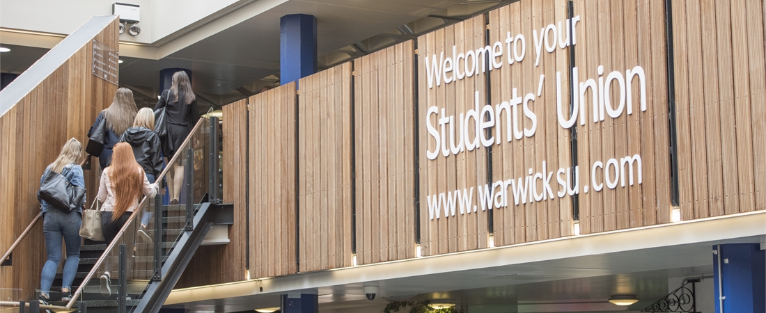 WarwickSU's news archives provide updates on the Term 2 Impact Report, the upcoming All Student Vote, and Eat Well Hub hours. The site also promotes a postgraduate experience survey, funding opportunities for student projects, and essential health advice regarding meningitis.